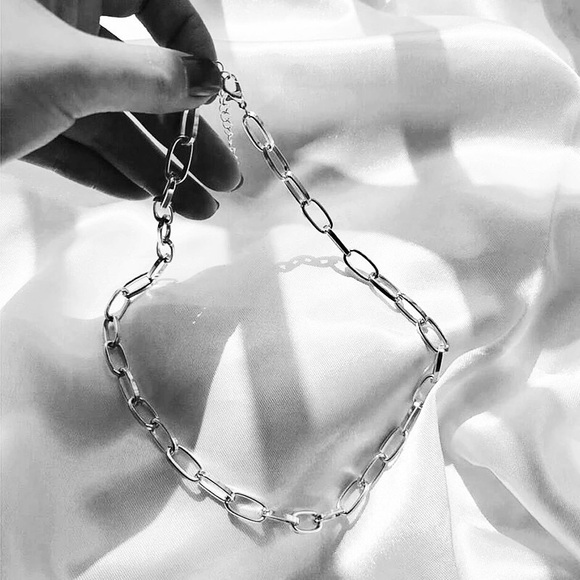 🔆3/$30 New Simple Silver Link Chain - Picture 3 of 3